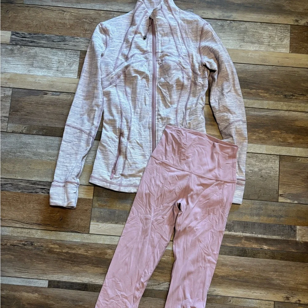 Women's lululemon Leggings & Zip-Up Jacket Set